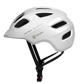 DQB DeQUBE Uni-Kinder Casco Infantil Adjustable Children's Helmet, Ultralight and Safe, Robust and Breathable, 2 to 6 Years, White, Regulable