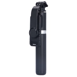 Rotating Selfie Stick Aluminum Alloy 4.0 Cell Phone Selfie Stick for Outdoor Travel (Black)