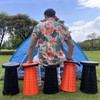 Portable Telescopic Folding Camping Stool Adjustable Retractable Telescoping Collapsible Stool