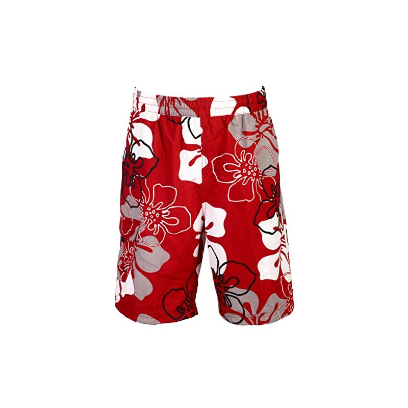 Olibia Mar: modern boys swimming shorts with florall pattern in