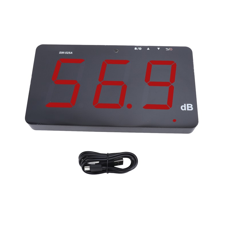 9.6 Inch LCD Digital Sound Level Meter Wall Hanging 30~130dB