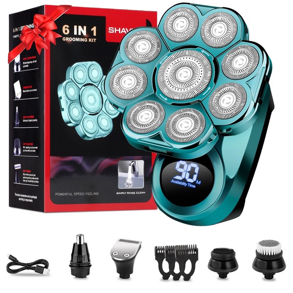 9D Head Shavers for Bald Men, Electric Shaver for Men,6