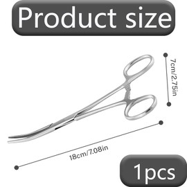 1 x fishing hook release pliers, fishing pliers, fishing pliers, fishing pliers, artery clamp, piercing pliers, hook remover pliers, artery clamp fishing, tweezers made of stainless steel for perch,