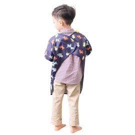 Plie Waterproof Kids Art Smocks 37 Colors (Age 1-10, S-XXL size), Navy Animal (03-M)