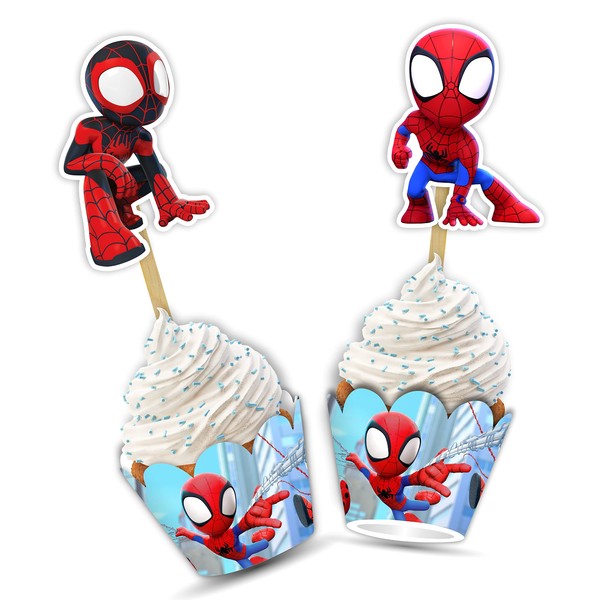 Seyal® Spidy and his Amazing Friends Cupcake Wrapper