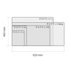 Itoya Desk Mat, A4, Light Gray