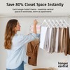 Hanger Central 3 Pack Space Saving Swing Arm Pants Hangers