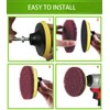 10Pcs Scouring Pads Cleaning Kit for Drill, Kagni 4 Inch