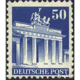 Bizonal (Allied Cast) 91 far dentate with hinge 1948 Buildings (Stamps for collectors)