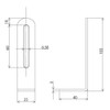 Waki Sangyo Auxiliary Bracket Stay, Joint, Connection, Fixation No. 7,