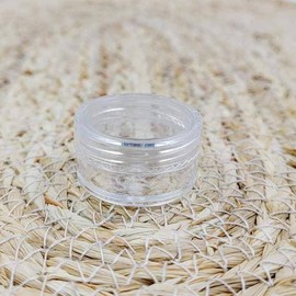 5g clear plastic lid empty bottle portioning container cream portioning cosmetic portioning container cream portioning / 5g 투명 플라스틱 뚜껑 공병 소분용기 크림소분 화장 소분용기 크림소분