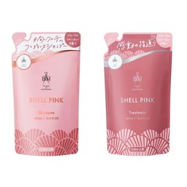 [Renewal] ISM Shampoo & Treatment Set Shell Pink 400ml each Refill N / [리뉴얼]ISM 샴푸&트리트먼트 세트 쉘 핑크 각 400ml 리필 N