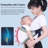 Tyuodna Baby Sling, Baby Carrier Newborn from Birth, Adjustable Baby