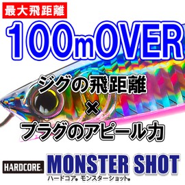 DUEL Hardcore Monster Shot (S) 5.5 inches (140 mm) Pink Sardine Distant Throw Large & Deep Aim