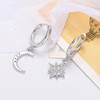 Earrings 925 Silver Hanging, Stella Earrings Hanging Silver Women's Hoop