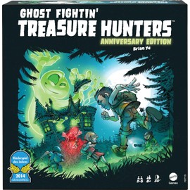 Mattel Games Juego de Mesa Cazadores del Tesoro Fantasma para niños de 8 años en adelante - Versión en Español