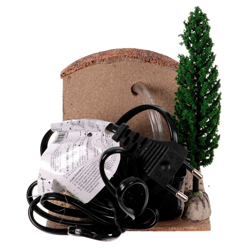 Holyart Fountain with Tree for Nativity Scene, 15 x 10