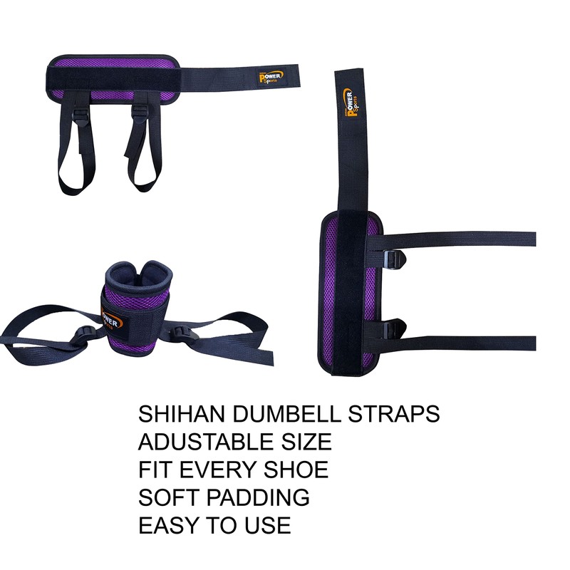 SHIHAN POWER SPORTS Dumbbell Ankle Strap's for Glute Leg Workouts,