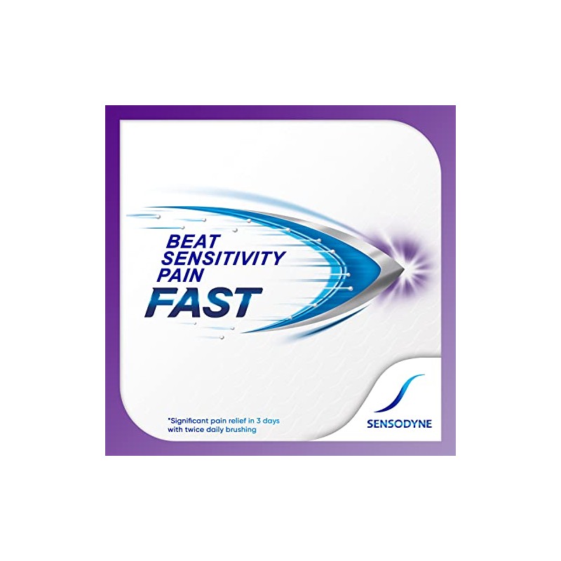 Sensodyne Rapid Relief Sensitivity Toothpaste for Sensitive Teeth, Extra Fresh,