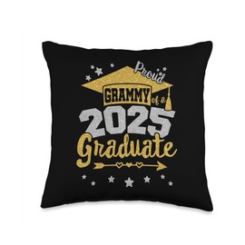 Proud Grammy of a 2025 Graduate Team 25 Senior Graduation Throw Pillow