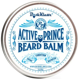 Pacific Prince Beard Butter - Premium Midnight Ocean Breeze Conditioning Balm for Bearded Men's Grooming, 2 oz