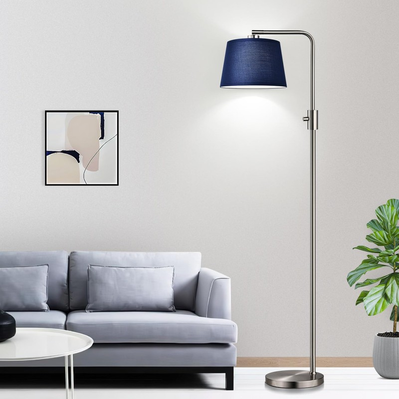 Nintiue Dimmable Floor Lamp, 1000 Lumens LED Edison Bulb Included,
