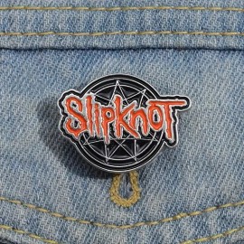 Slipknot Heavy Metal Band Enamel Pin Badge, Perfect for Jackets & Backpacks