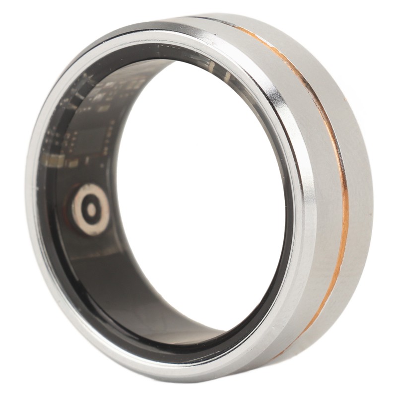 Smart Ring Silver Waterproof Remote Control Shooting Smart Health Tracker