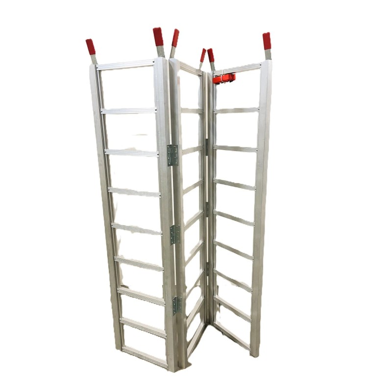 Bridgeland 69" x 50" Tri-fold Aluminum Ramp