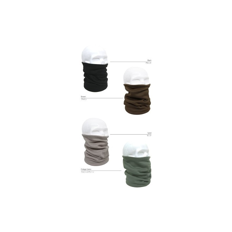 ROTHCO ECWCS Neck Warmer, Black, Black