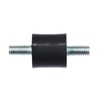 A ABSOPRO Pack of 4 M5 anti-vibration rubber insulator brackets,