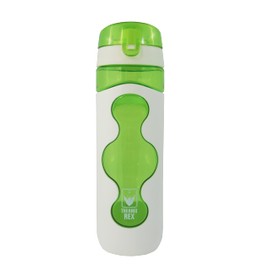Thermo Rex X-Treme Water Bottle with Straw, Water Bottle Made of BPA-Free Plastic, Reusable, Bottle with Clip Lid, Sports Water Bottle, 720 ml, Green