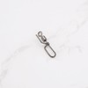 LT Easiyl 50Pcs Stainless Steel Cascade Swivels For Sea Fishing