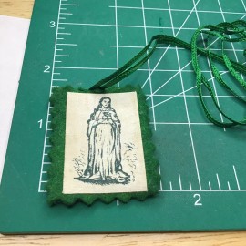 Green Scapular Of The Immaculate Heart Of Mary