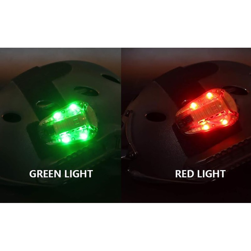 FARMSOLDIER Airsoft Strobe Light,Outdoor Safety Flashlight，Survival IR Flash Waterproof Ladybird