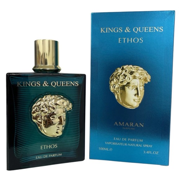 BEAUTY PARFUM KINGS & QUEENS ETHOS By Amaran 3.4 FL.OZ