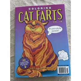 COLORING CAT FARTS! VOL. 16 ~  39 "PAWESOME" PRINTS READY TO FRAME!