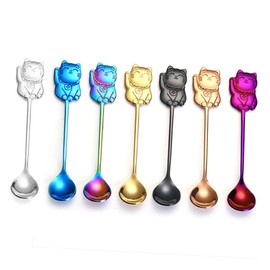 UPKOCH 304 Metal Spice Spoons, Honey Spoons, Coffee Mixer, Coffee Mixer, Cartoon Dessert Spoon, Sugar Spoon