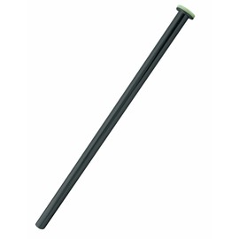 Westbrass D125-62 1/2" x 12" Brass Flat Head Toilet Riser Supply Line, 1-Pack, Matte Black
