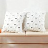 GDEMXOAN White Ghost Pillow Covers Set of 2 – Spooky