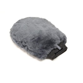 Barnwell Deep Pile Lambs Wool Grey Wash Mitt Sheepskin for Car Van Cleaning Detailing