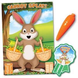 CARROT SPLAT – Fun Easter Party Game | Unlimited Player | Play with family, kids, school children over the Easter Holidays an ideal Easter Decoration or Accessories