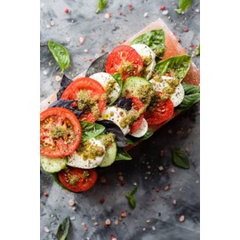 The Original Salt Company Pink Himalayan Salt, 5 LB Food-Grade Plastic Container 100% organic, kosher, fine grain, and gluten-free. Perfect for cooking, seasoning, and enhancing dishes with its mild, mineral-rich flavor.