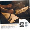Operitacx Furniture Connector 50 Sets Cabinet Wardrobe Fasteners Simple Design