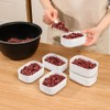 esowemsn 6PCS Plastic Food Storage Case Reusable Food Container with