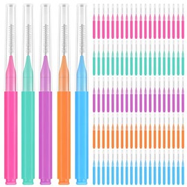 Healeved Cepillo Interdental Para Limpieza Dental Y Limpieza De Aparatos De Reutilizable Portátil Para Espacio Interdental Entre Los Dientes Hogar Y