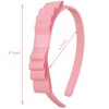 7Rainbows Rose Pink Toddler Headband Knotted Bow Headband for Girls