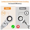 B4B BANG 4 BUCK 5/16 Wrench, Flex-Head Ratcheting Combination Wrench