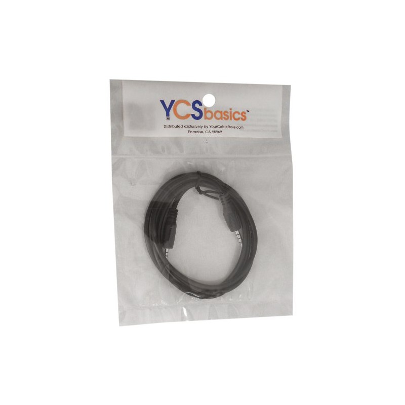YCS basics 3 Foot 2.5mm Male to 3.5 Male 4
