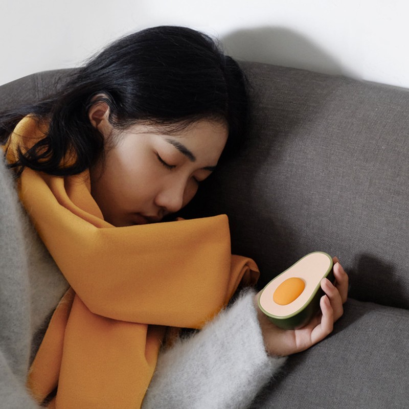Avocado Electric Hand Warmer USB Cute Portable Hand Warmer Rechargeable